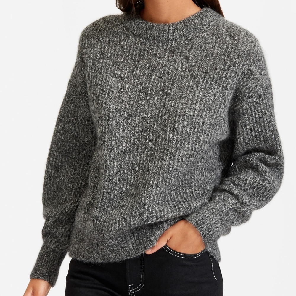 Everlane Cocoon Crew Alpaca blend Sweater pullover size L